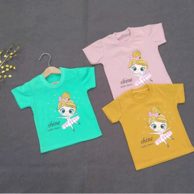 تیشرت دخترانه نخ پنبه