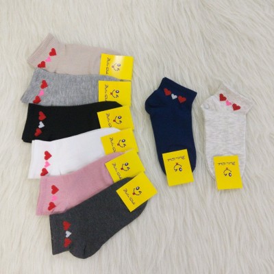 جوراب ساق کوتاه زنانه طرح قلب 3 جفت-151140