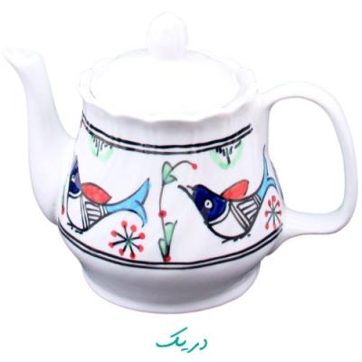 قوری پیچ مرغی رنگی بزرگ