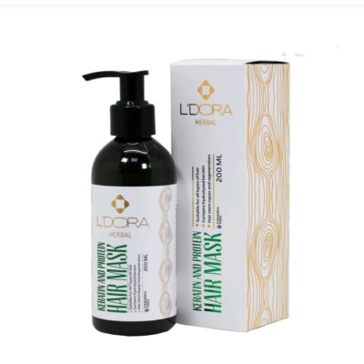 ماسک پروتئینه و کراتینه موی سر هربال