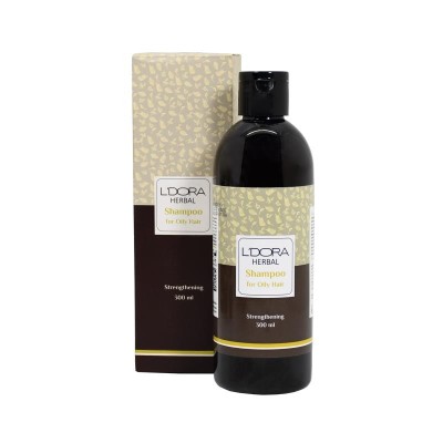 شامپو گیاهی مناسب موهای چرب لدورا هربال