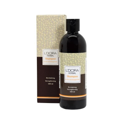 شامپو گیاهی مناسب موهای خشک و آسیب دیده لدورا هربال