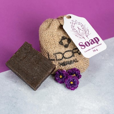 صابون گیاهی حاوی عصاره و گیاه اسطوخودوس لدورا هربال