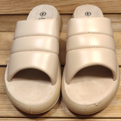 دمپایی طبی زنانه شیما مدل بارانا رنگ کرم نسکافه ای