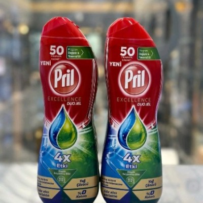 ژل ماشین ظرفشویی دوفاز پریل مدل Yag Cozucu حجم 900 میل