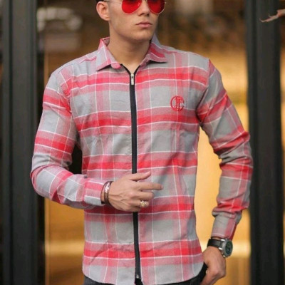 پیراهن مردانه پشمی مدل چهار خونه