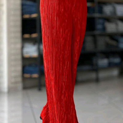 شلوار فول بگ پلیسه ترند-133793