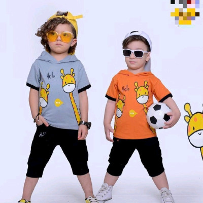 تیشرت و شلوارک زرافه ای-132754
