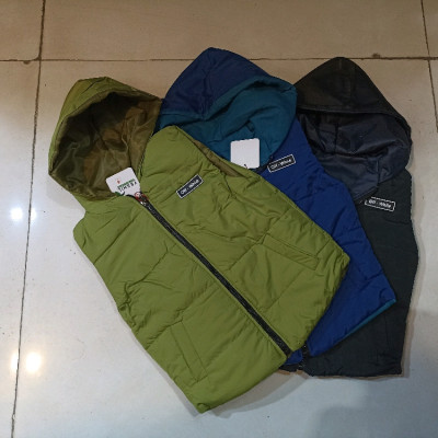 پافر پسرانه دو رو کاپشن پالتو در سه رنگ سایز 35 تا 50