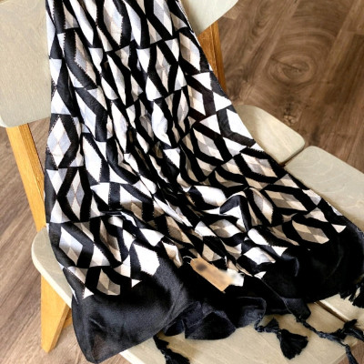 شال نخ پنبه مینیمال وارداتی