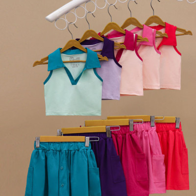 کراپ دامن دخترانه SWEET NZDE مناسب 2 تا 9 سال