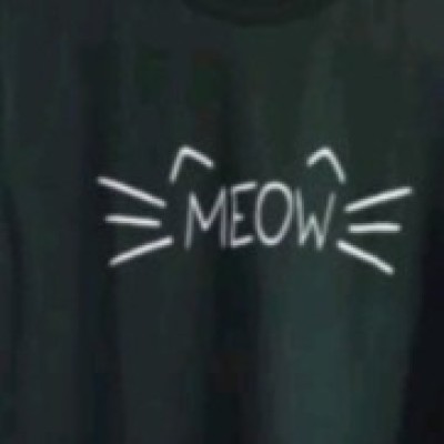 تیشرت مشکی دخترانه و زنانه طرح میو