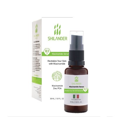 سرم صورت نیاسین آمید 10% شیلاندر ( درمان جوش )