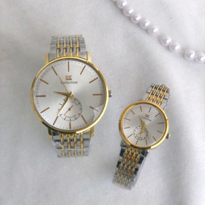 ست ساعت کالکشن نقره ای طلایی