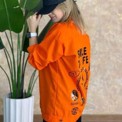 مانتو داکرون پشت چاپ مدل لبخند-151749