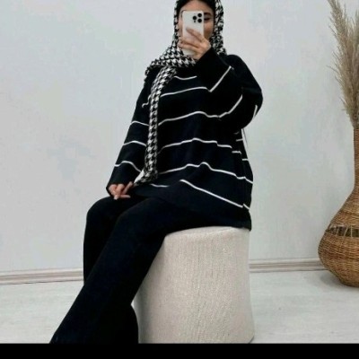 ست بلوز شلوار راه راه(پینترستی)