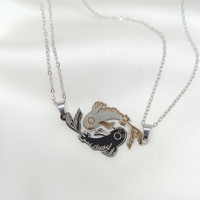 گردنبند ماهی یین یانگ