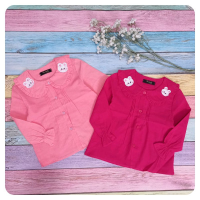 شومیز دخترانه آستین بلند یقه ب ب