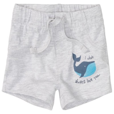 شلوارک بچگانه برند آلمانی lupilu سایز 6تا12 ماه رنگ طوسی شلوارک لوپیلو