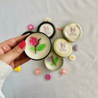 شمع قوطی شکوفه