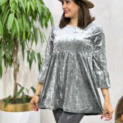 شومیز مخمل آینه ای