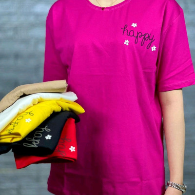 تیشرت هپی چاپ پفکی