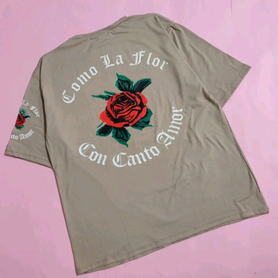 تیشرت اسپرت لانگ گل زنانه و دخترانه-135887