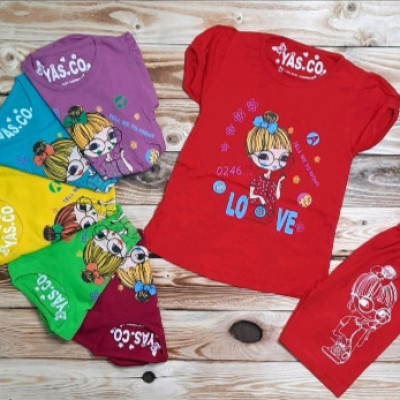 تیشرت و شلوارک بچه گانه دخترانه