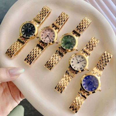 ساعت مچی زنانه اورجینال بند استیل رنگ ثابت ضداب و حساسیت dk