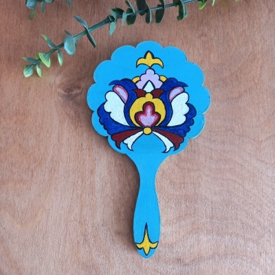 آینه چوبی نقاشی شده