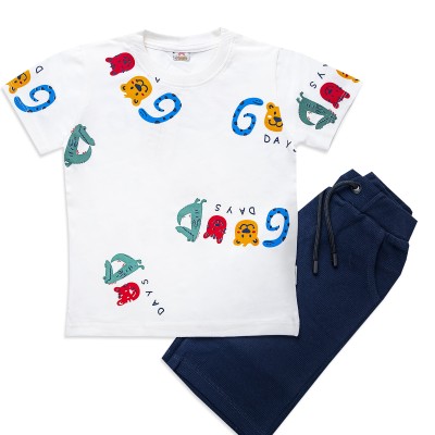 تیشرت شلوارک پسرانه حیوانات Good Days سایز40،45مناسب2تا5 سال pikmode