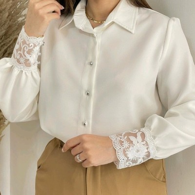 شومیز سفید مجلسی