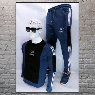 ست مردانه آستین بلند طرح پرچمی-102220