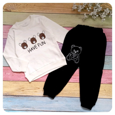 ست بلوز و شلوار بچگانه آستین بلند