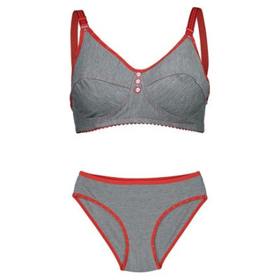 ست شورت و سوتین سه دکمه ملانژ