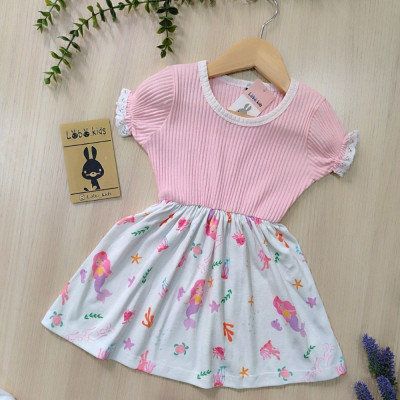 پیراهن دخترانه تابستانه سارافن دخترانه بچگانه