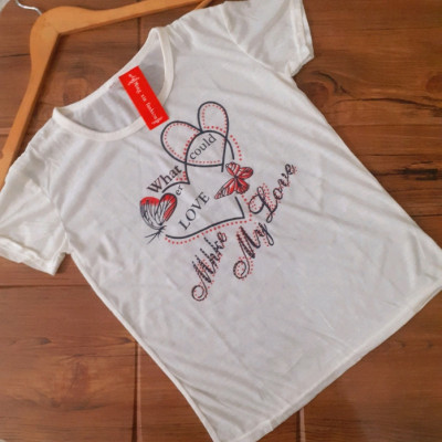 تیشرت نخپنبه دخترانه زنانه فری تا42-141889