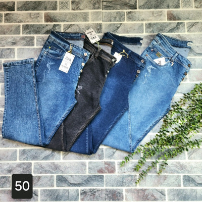 شلوار جین مردانه پارچه ترک اورجینال سایز 50