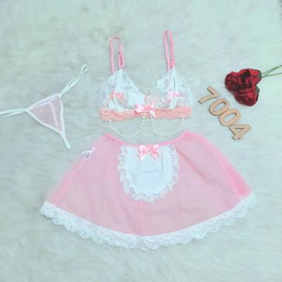 لباس خواب یا کاستوم خدمتکاری سه تکه Anahel کد 7004-155370