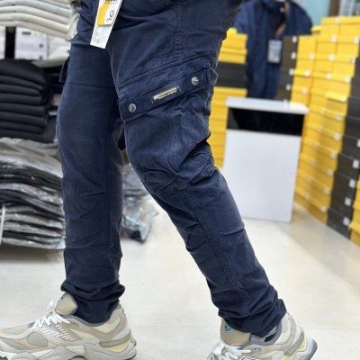 شلوار کتان شش جیب دمپا راسته