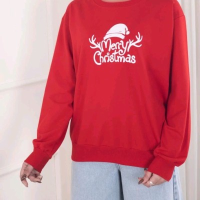 بلوز دورس زنانه طرح کریسمس