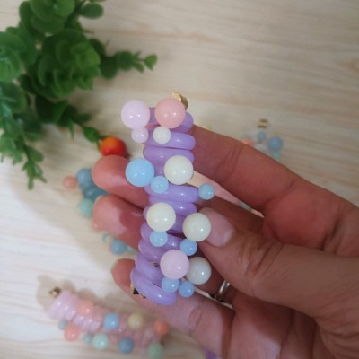 کش مو فنری حباب دار دخترانه