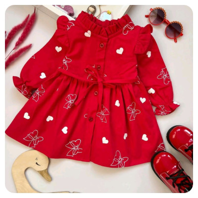 پیراهن دخترانه آستین بلند،سارافون