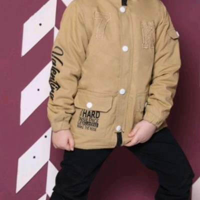 کاپشن داخل خزبره ای کتان اسپورت