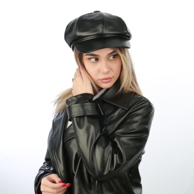 کلاه کاپیتانی چرم وارداتی