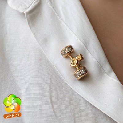 سنجاق سینه مارک ژوپینگ مدل دمبل