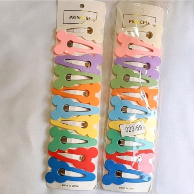 گیره مو تق تقی شمعی رنگ پاستیلی طرح میکی موس وارداتی قیمت یک عدد