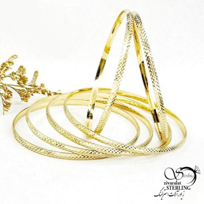 پک النگو سوسماری 6عددی برند طلاروس 3میل کد 14207