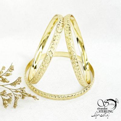 پک النگو طلارس 3 عددی 6میل مشابه طلا کد 14217