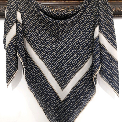 روسری حریر کرپ سیمارو